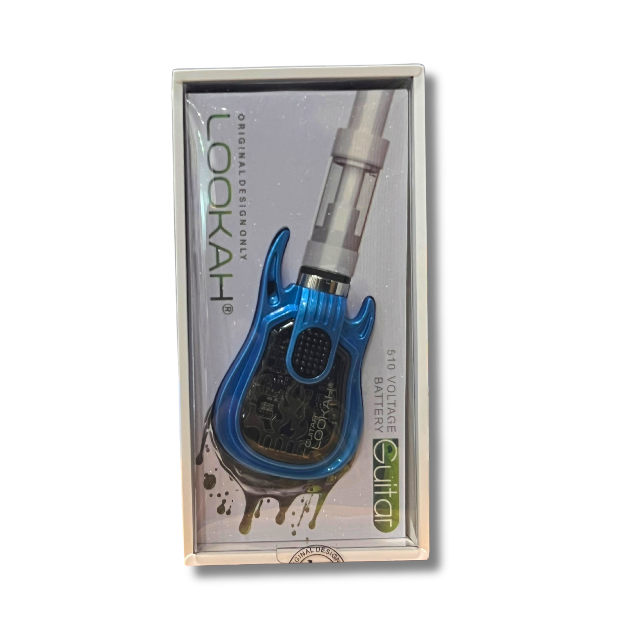 Photograph of product: Lookah - Guitar 510 Thread Battery - Blue