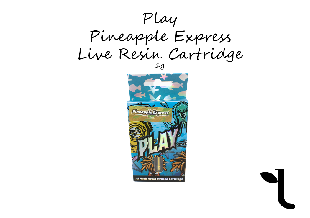 Photograph of product: PLAY | Pineapple Express | 1g au chocolat Infused Distillate Cart