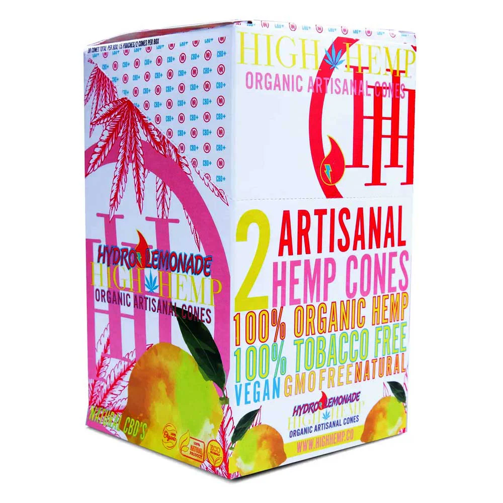 Photograph of product: High Hemp | Hydro Lemonade Cones | Para
