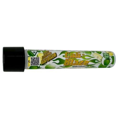 Photograph of product: Cali-Blaze Green Apple Hybrid Infused Pre-Roll 1.2g