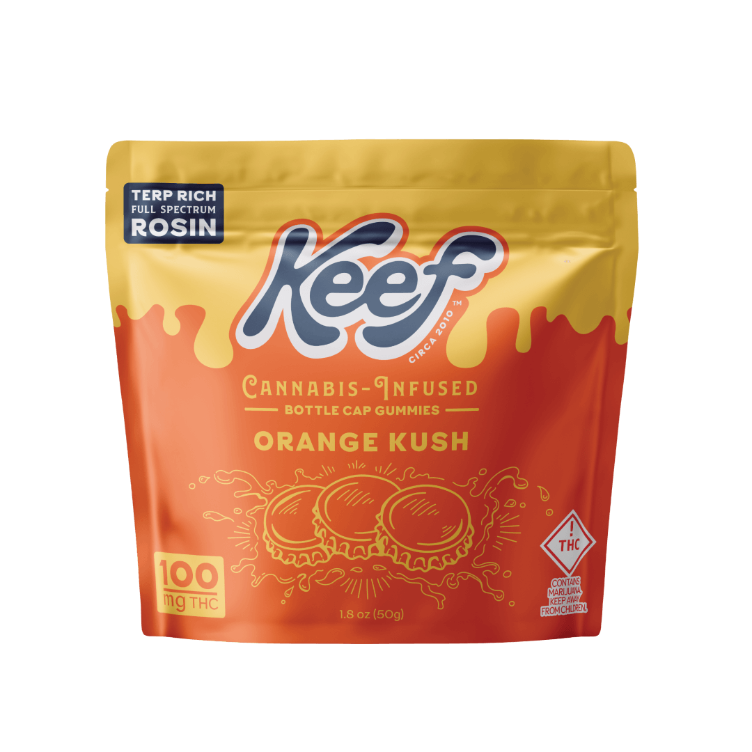 Photograph of product: Orange Kush Gummies 100mg