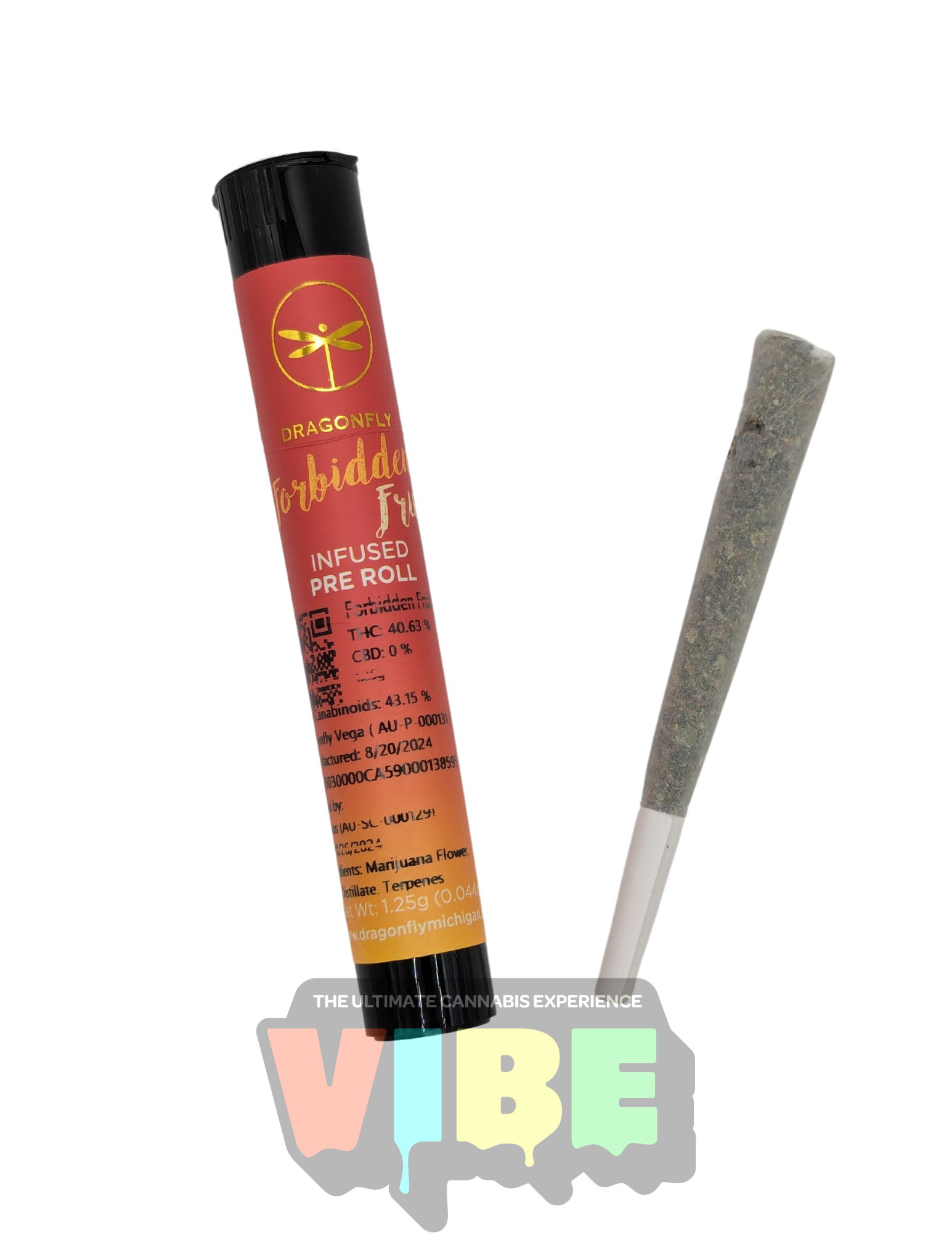 Photograph of product: Dragonfly | Forbidden Fruit Infused Preroll | REC