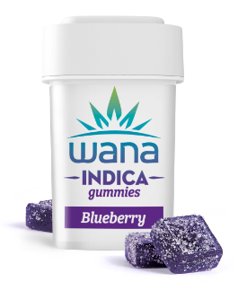 Photograph of product: Edible* - Wana - Blueberry (I) - 100mg (10pk)