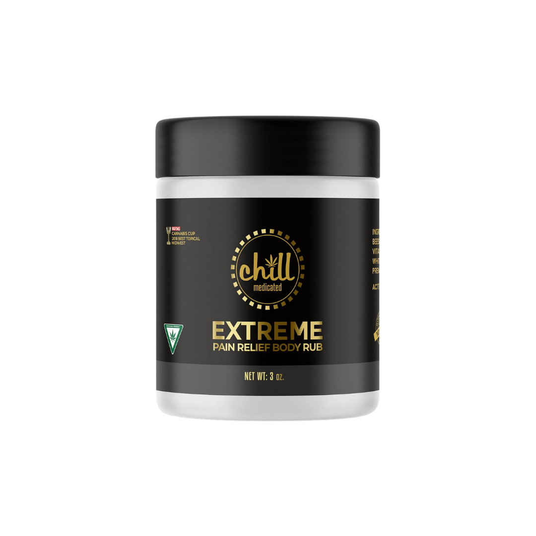 Photograph of product: Chill Medicated | Extreme X Body Rub | 1:1 TH-oui:CBD | 2000mg