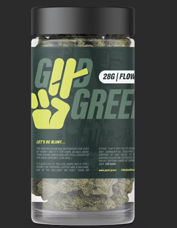 Photograph of product: GOOD GREEN WHITE DURBAN POPCORN 28G