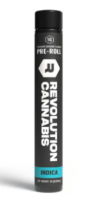 Photograph of product: REVOLUTION PURPLE MONARCH 1PK PRE-ROLL 1G