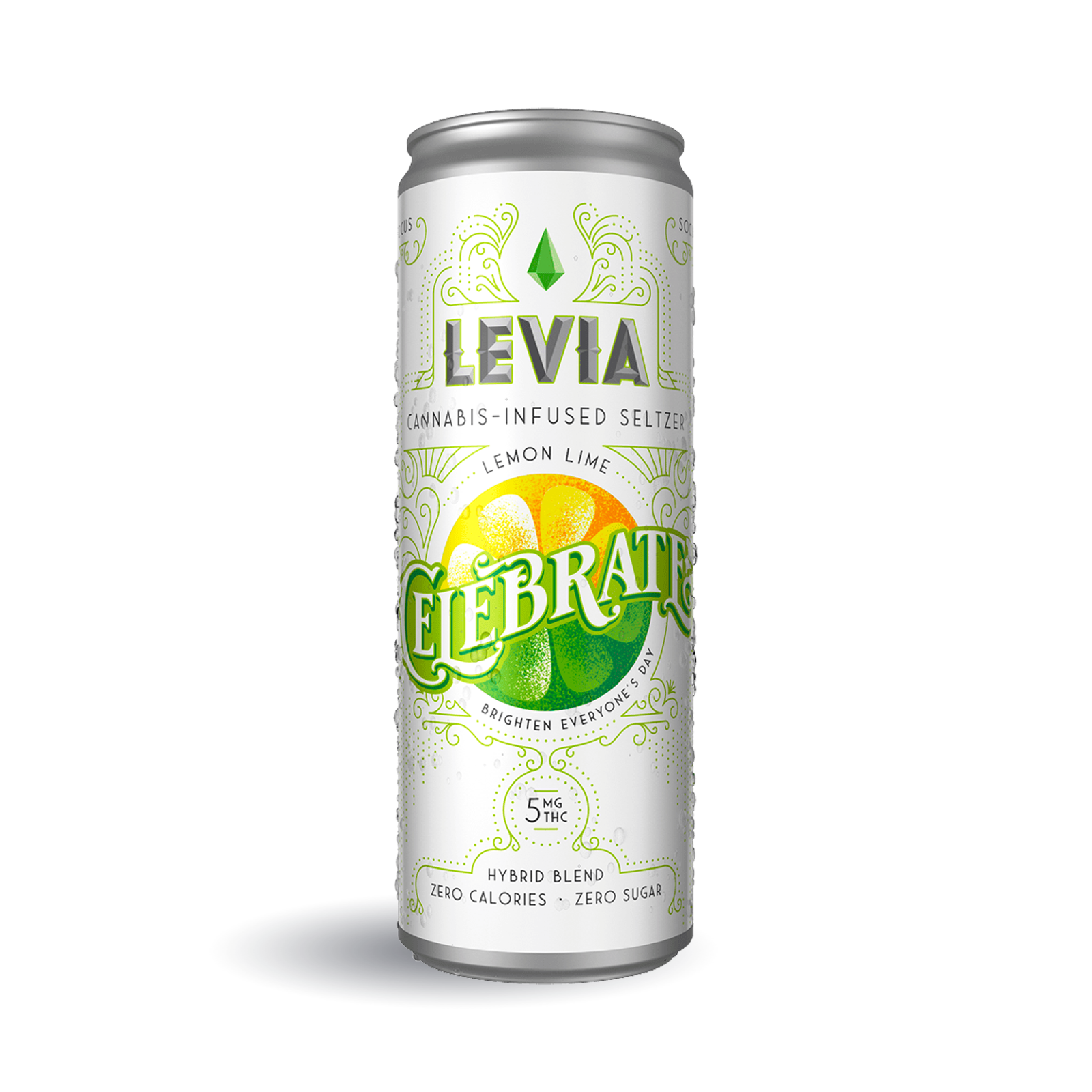 Photograph of product: LEVIA | Lemon Lime Celebrate Seltzer [5mg]