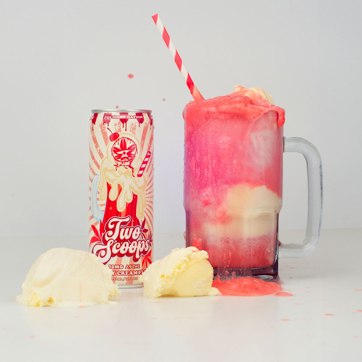 Photograph of product: Foundry TH-oui Two Scoops - Cherry Cream Float