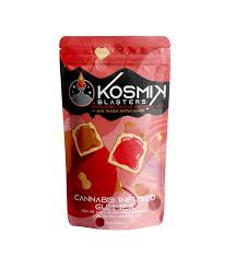 Photograph of product: KOSMIK | STRAWBERRY X PEANUT BUTTER & JELLY | 100mg