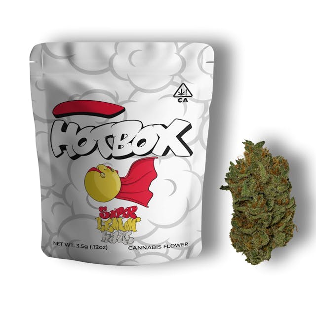 Photograph of product: Hot Box 1/8 Super Lemon Haze - Super Lemon Haze