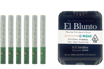 Photograph of product: El Blunto Kohinoor Mint Diamond Jointito (6pk)