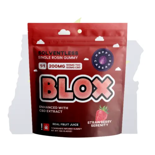 Photograph of product: Blox-1:1 Strawberry Serenity