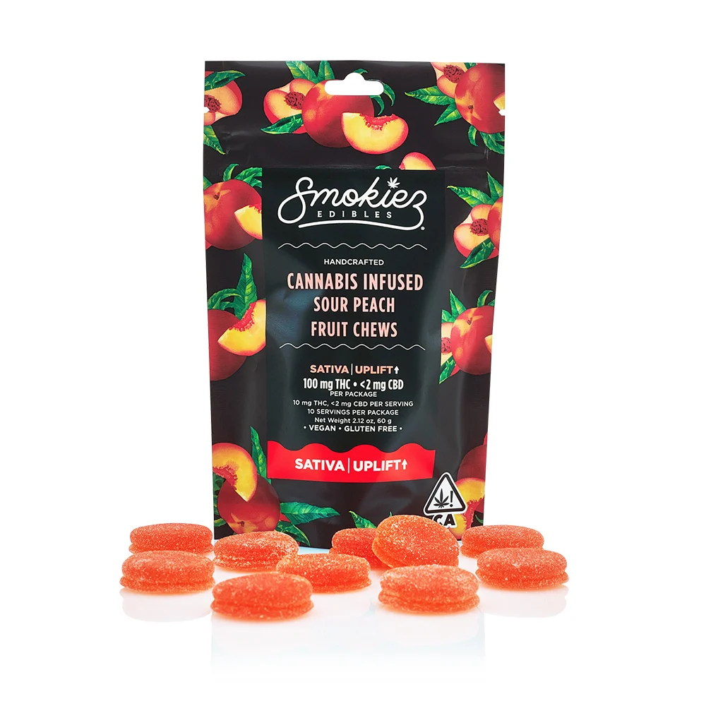 Photograph of product: Sour Peach | 10mg 10pk