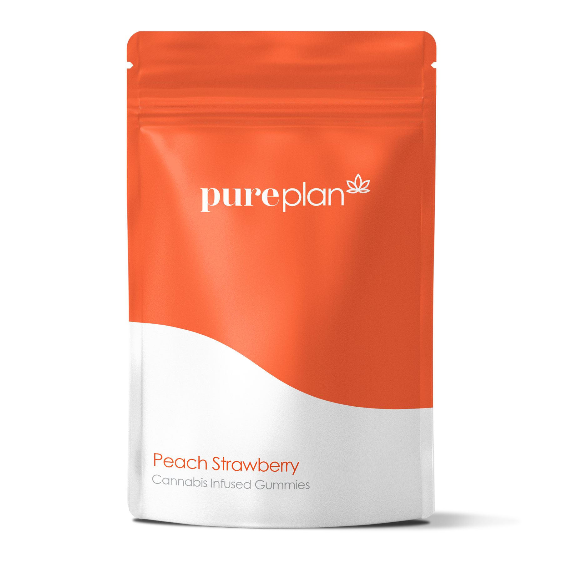Photograph of product: Peach Strawberry | Gel Cube | 5mg | 10pk