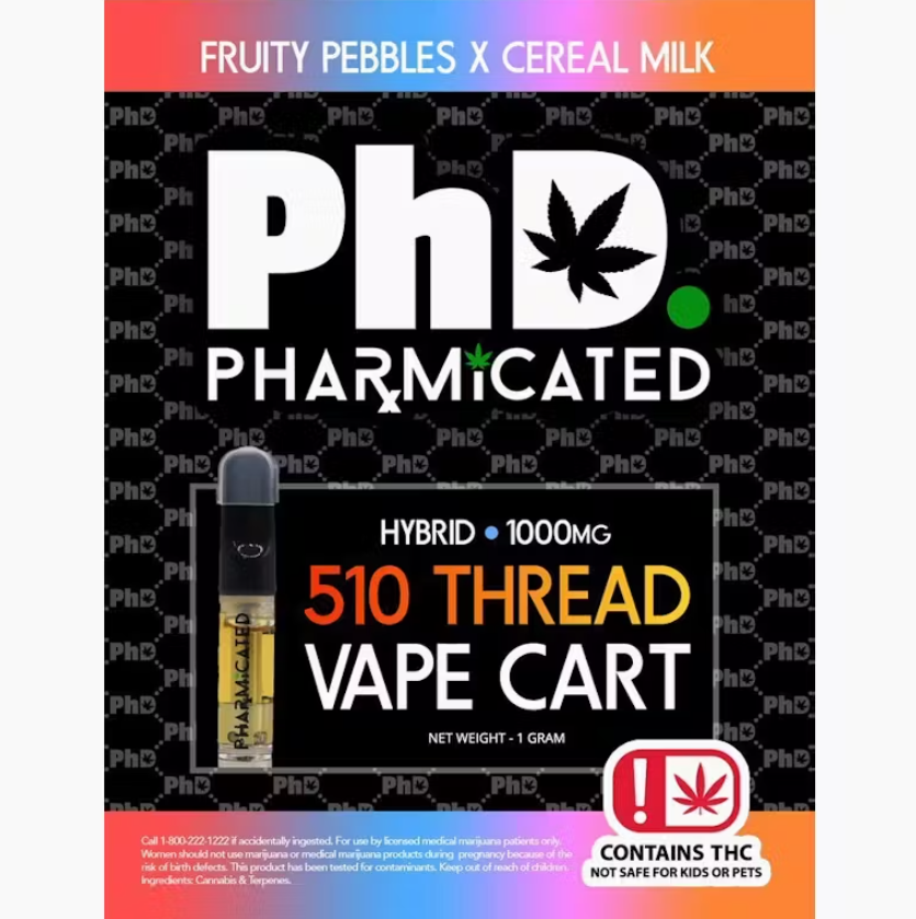 Photograph of product: Fruity Pebble X Cereal Milk Cartridge | 1g