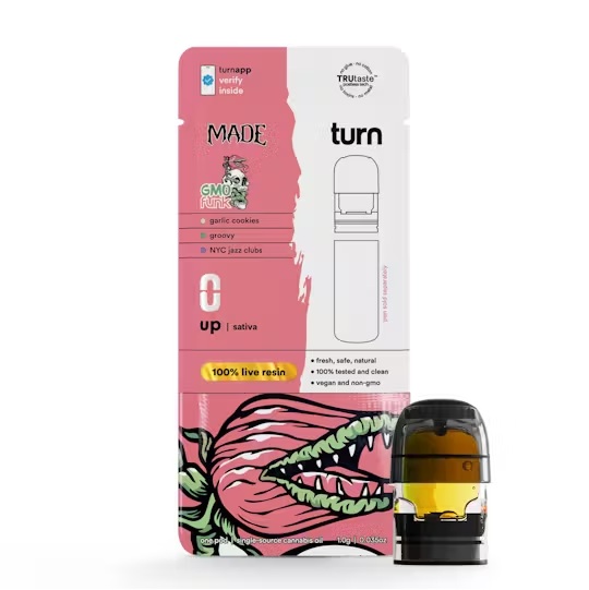 Photograph of product: Turn Up | GMO Funk Live Resin POD | 1g