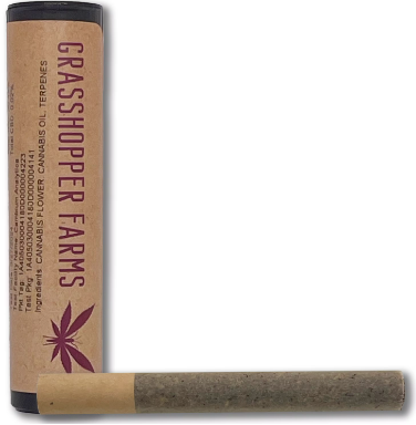 Photograph of product: Grasshopper Infused Pre Roll   Shamrock