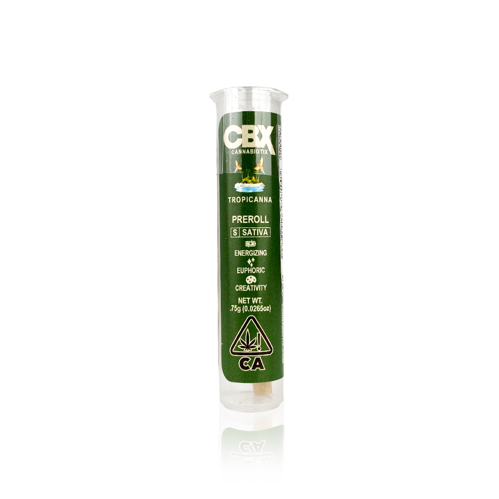 Photograph of product: CBX - Preroll - Tropicanna - .75G