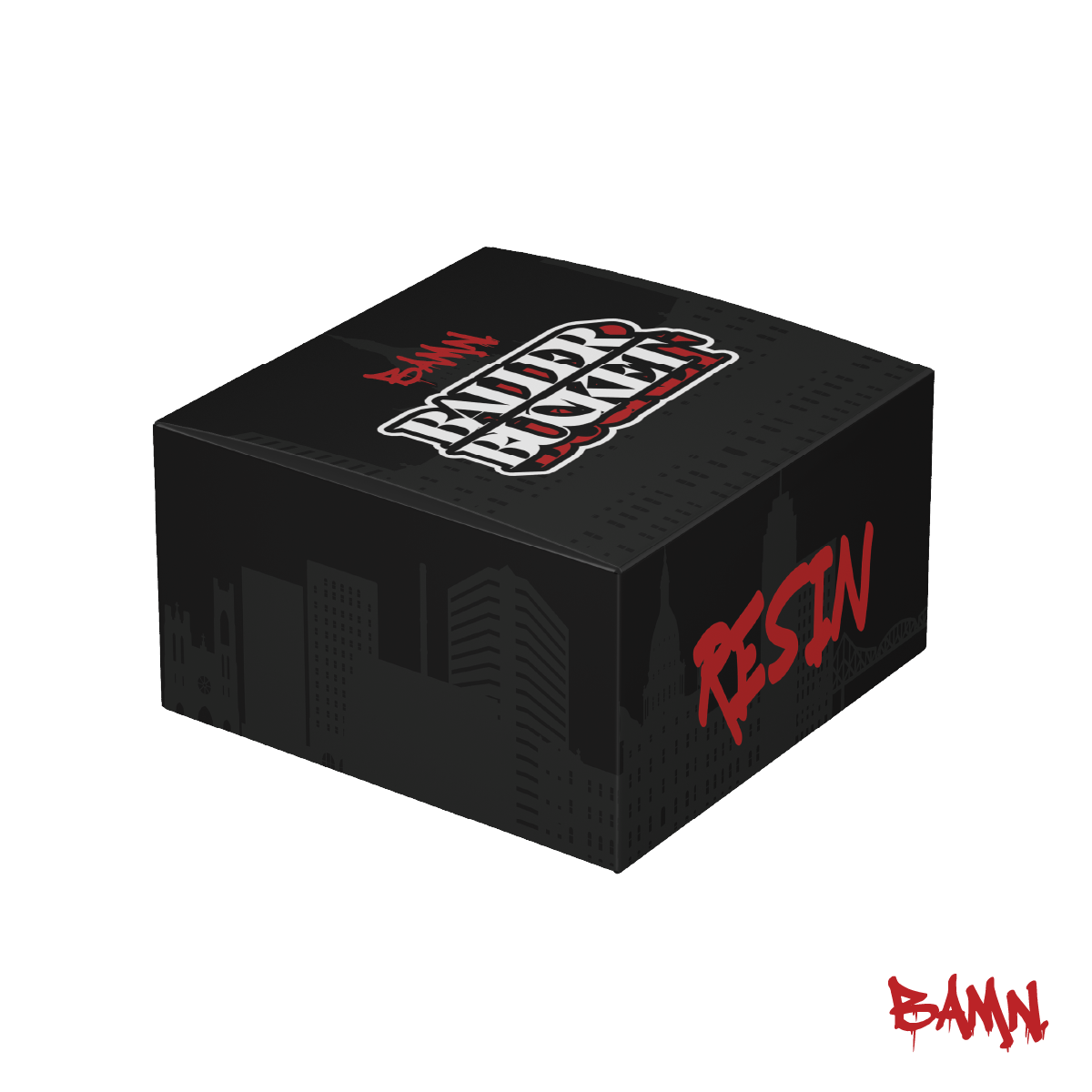 Photograph of product: Grand River Dabs - Gorilla Cookies Resin Baller Bucket - 3g