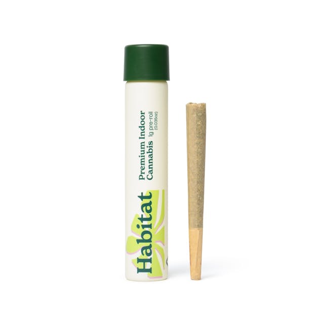 Photograph of product: Habitat - Ronin OG Pre-Roll 1g - Habitat - Ronin OG Pre-Roll 1g
