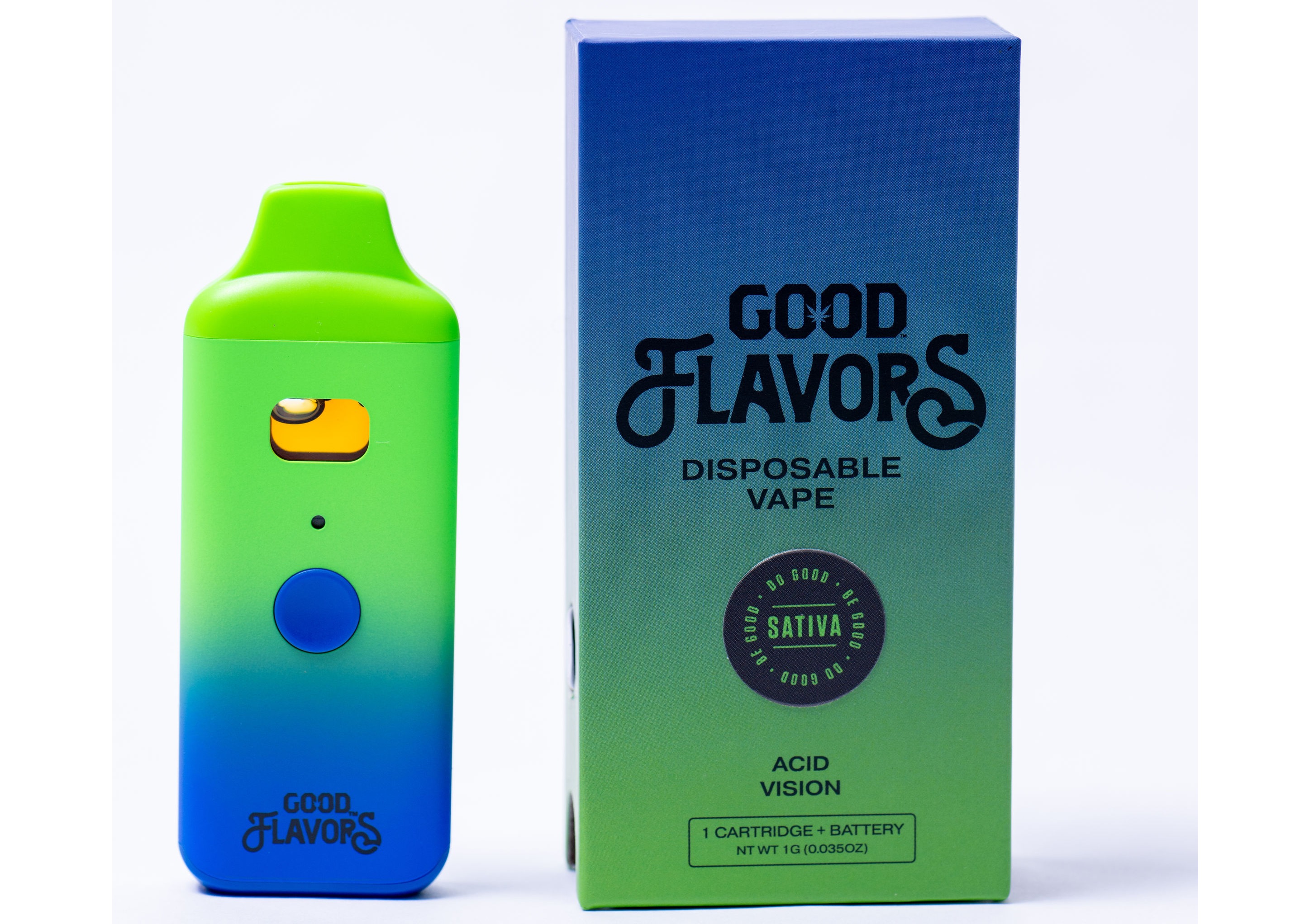 Photograph of product: *Flavors* Acid Vision 1g Disposable