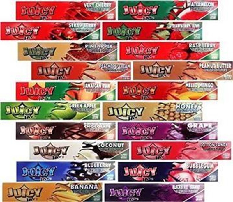Photograph of product: Juicy Jay's Flavored Rolling Papers - 1" - Blackberry