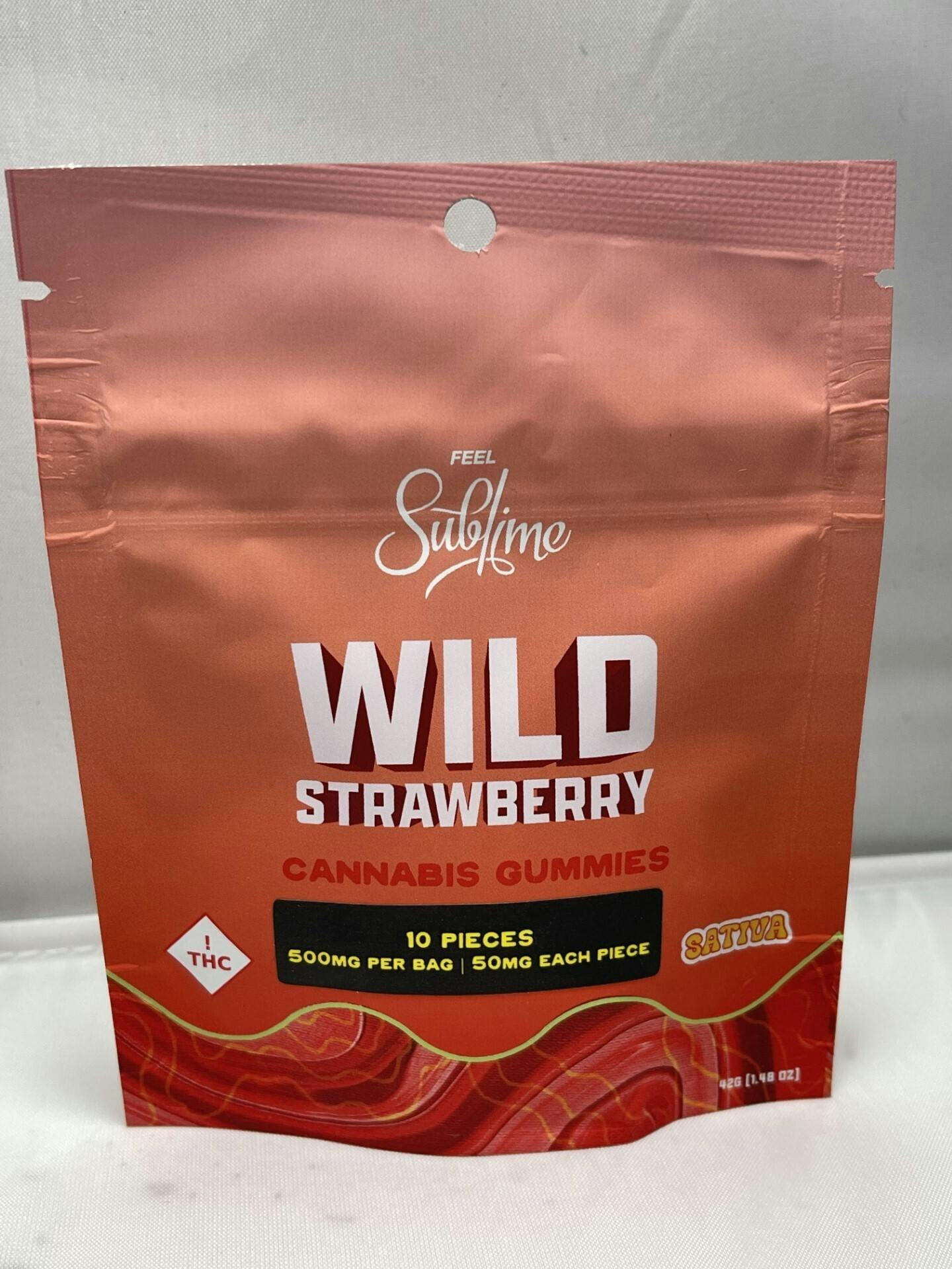 Photograph of product: Wild Strawberry Gummies 500mg