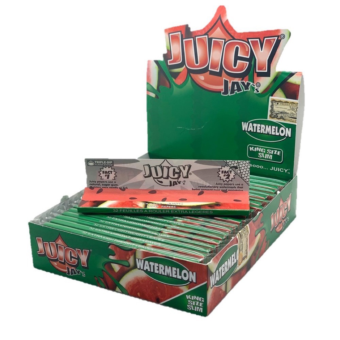 Photograph of product: Juicy Jays - 1 1/4" - Watermelon Rolling Papers