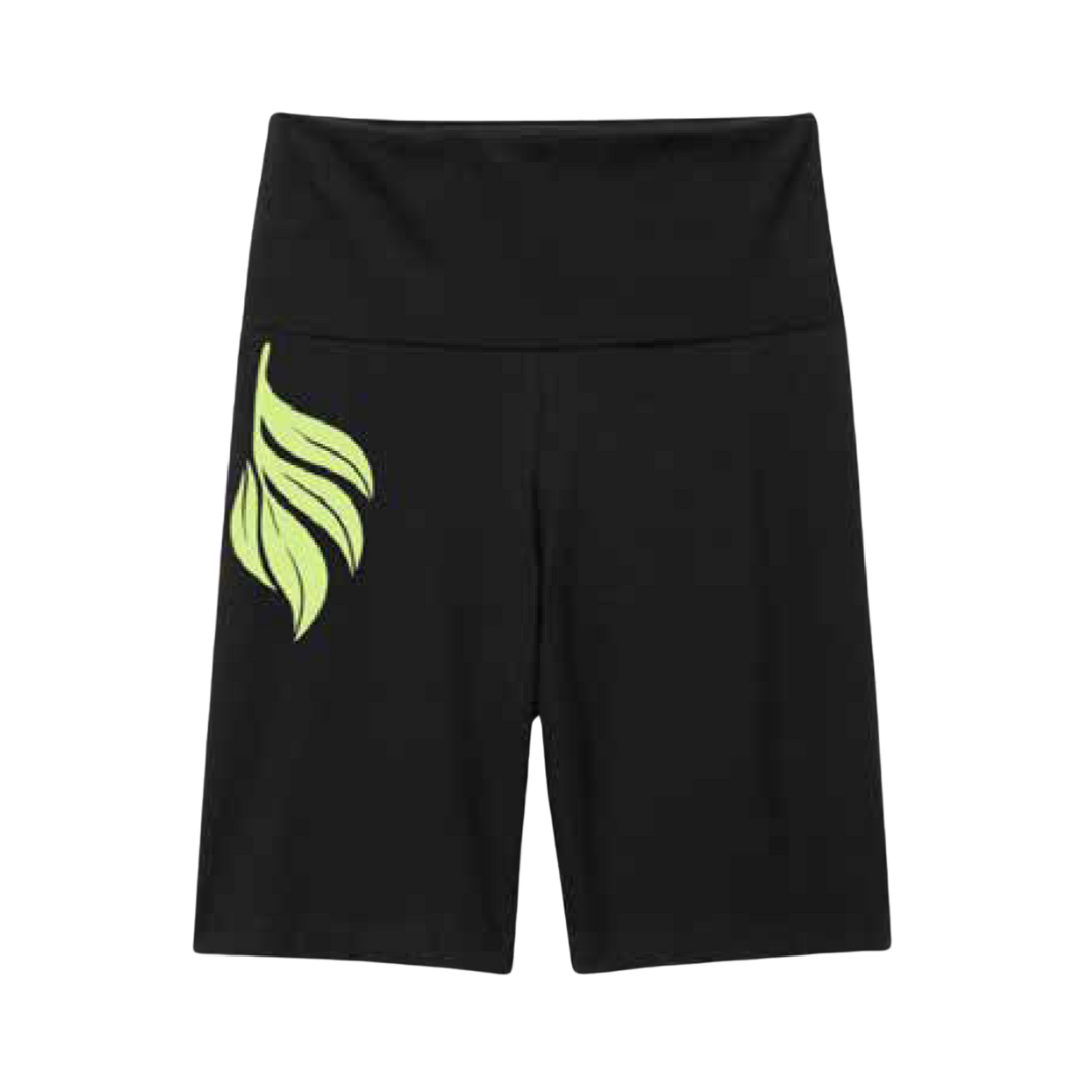 Photograph of product: Floral Logo Bike Shorts - Black - XL