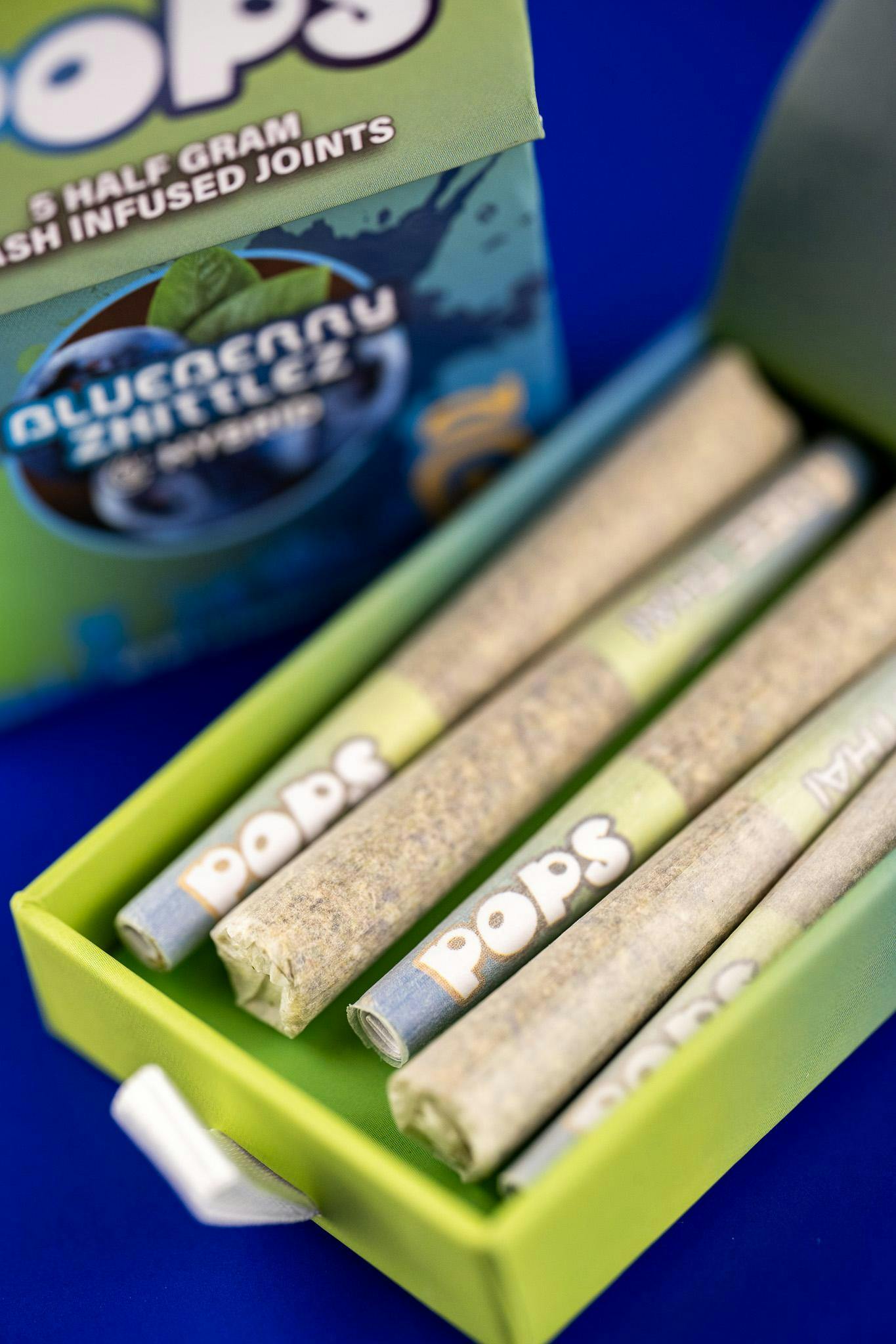 Photograph of product: Blue Zkittles Infused 5-pack