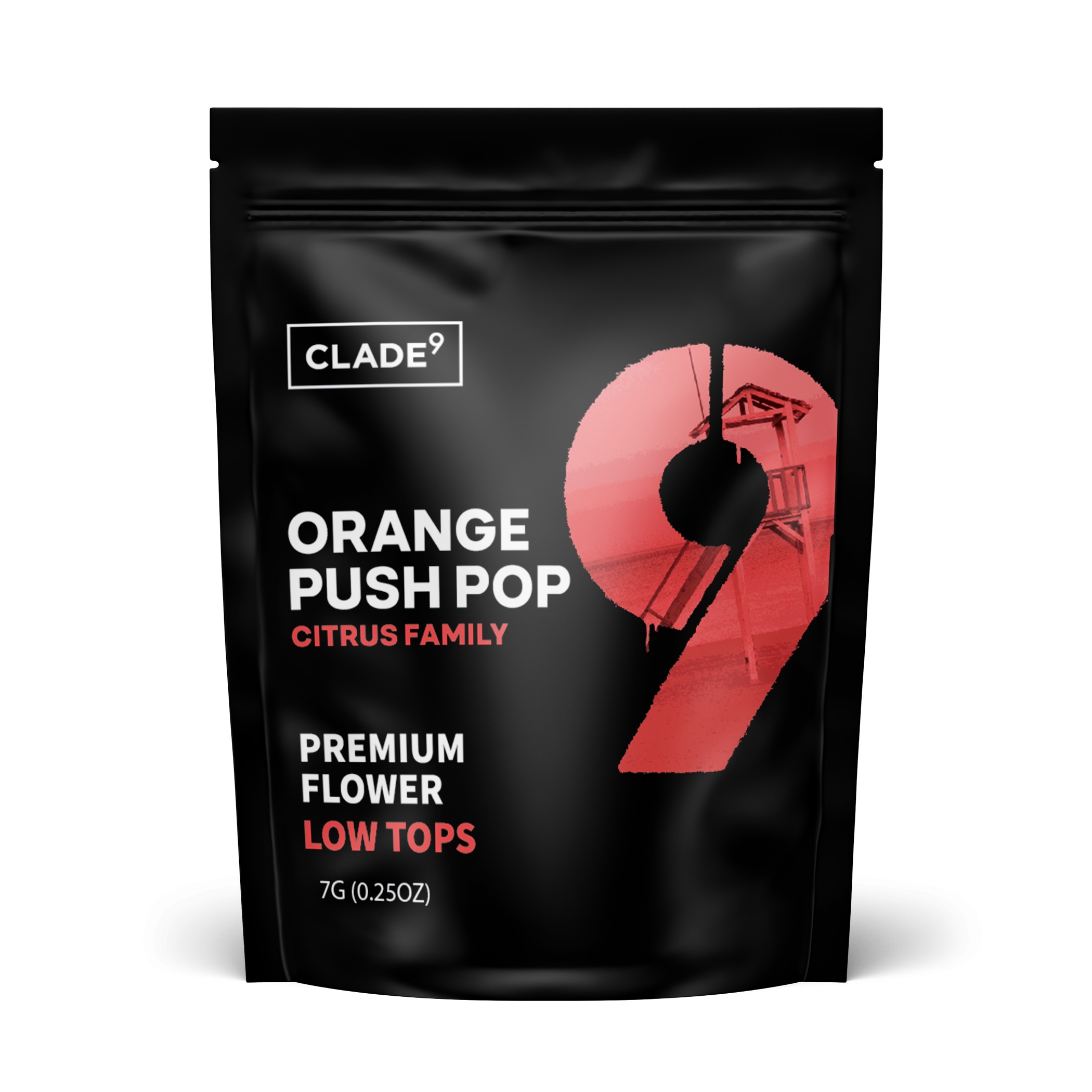 Photograph of product: Clade9 | Flower | Orange Push Pop | 7g