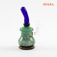 Photograph of product: $90 9" SirEEL Etched & Fumed Skull Design Rig
