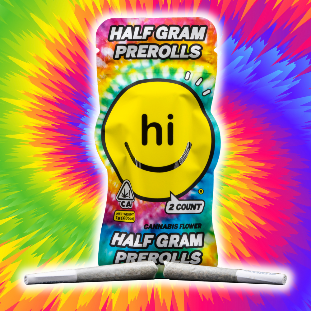 Photograph of product: Hi | Preroll 2pk | Rainbow Runtz | Oui'd