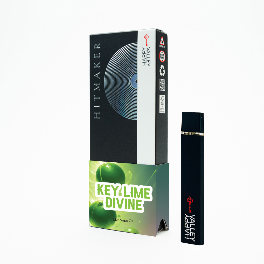 Photograph of product: Hitmaker Disposable Vape 1g - Key Lime Divine