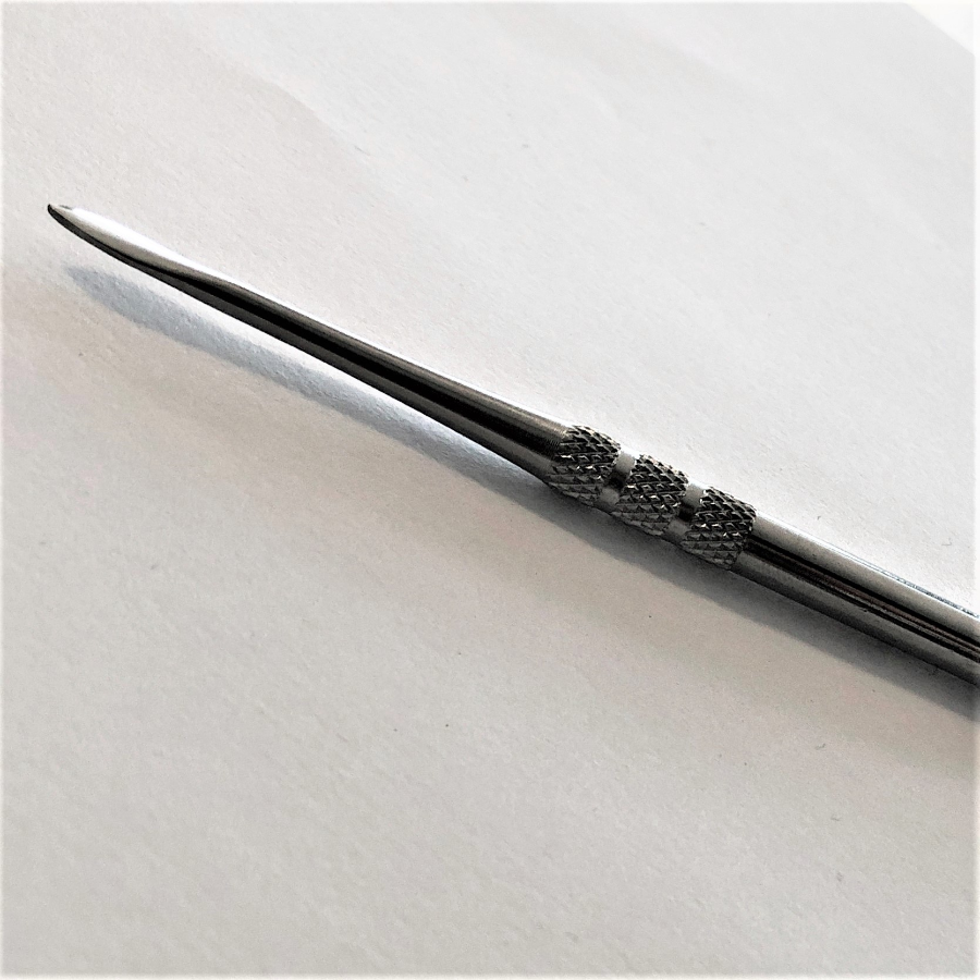 Photograph of product: Dab Tool - TF - Stainless Steel Dual Tipped Dabber