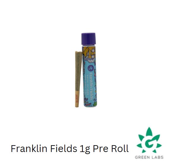 Photograph of Product: (REC) Franklin Fields 1g Pre Roll - Black Jack