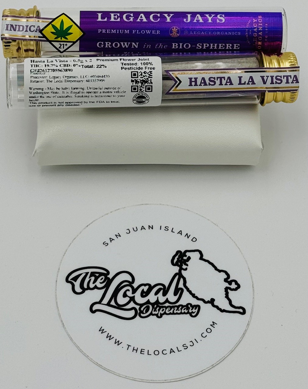 Photograph of product: Hasta La Vista Pre-Rolls 2pk