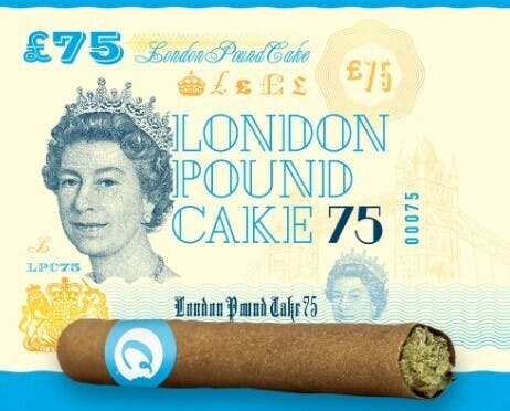 Photograph of product: Cookies 1.5g London Pound Cake #75 Infused Blunt