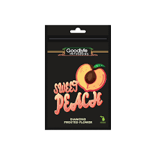 Photograph of product: Goodlyfe 3.5g Diamond Frosted Flower | Sweet Peach