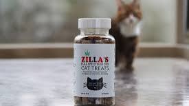 Photograph of product: Zilla's | Chicken Flavor | Full-Spec CBD Cat Treats | 150mgCBD : 125pc