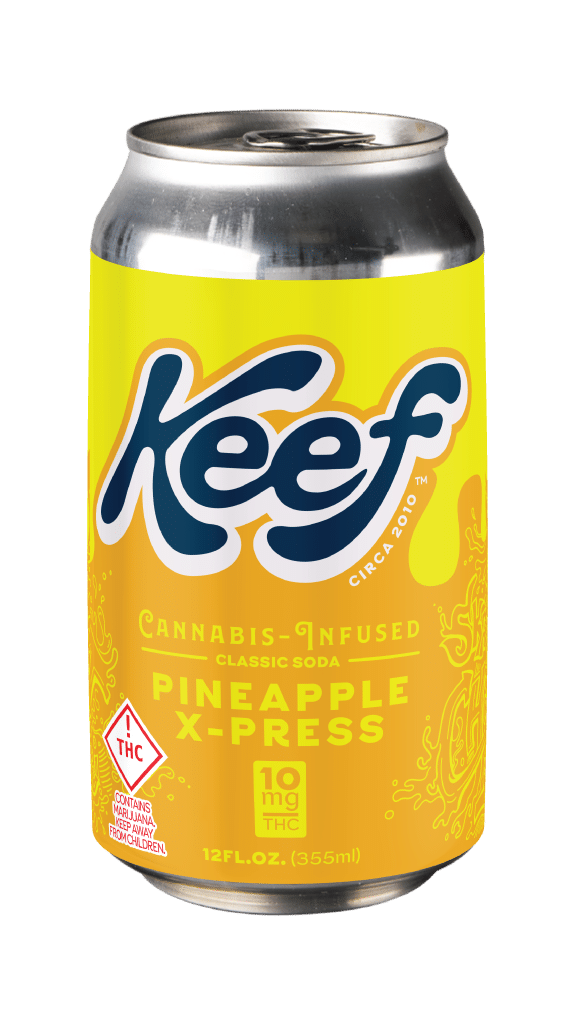 Photograph of product: 100mg Pineapple X-Press Soda