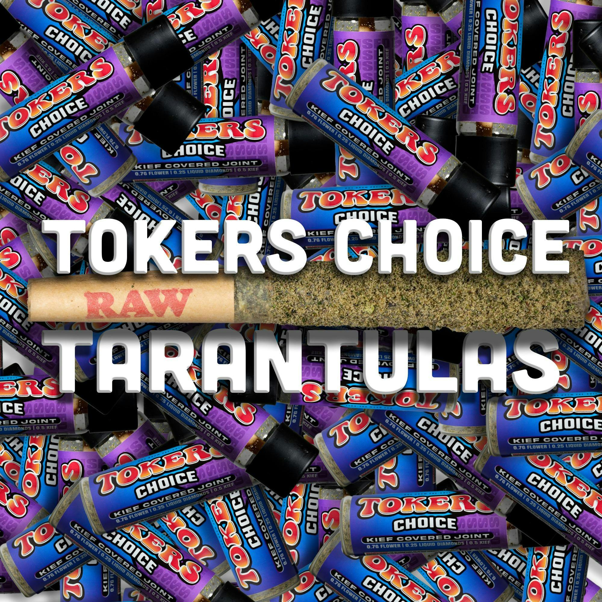 Photograph of product: Tokers Choice - Rainbow Belts - Infused Tarantulas