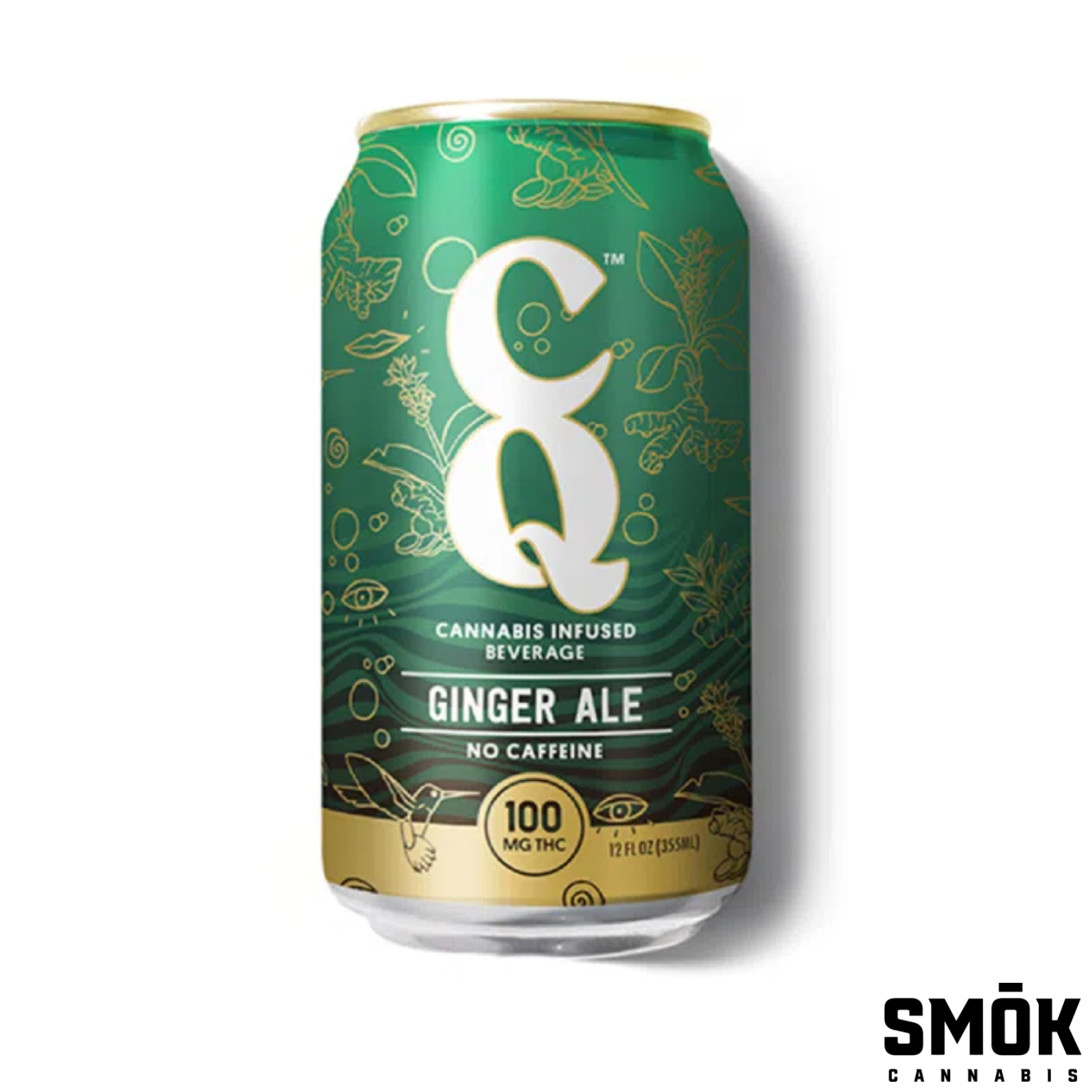 Photograph of product: CQ Soda Ginger Ale 100mg
