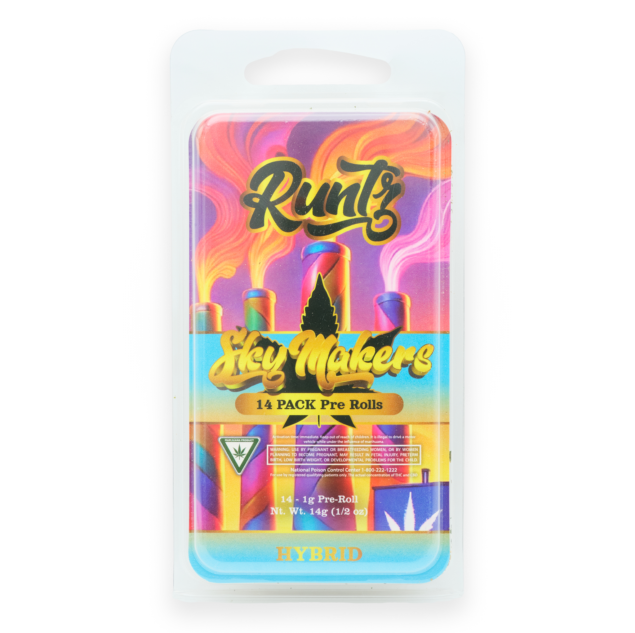 Photograph of product: Runtz | 14 x 1G Preroll Pack