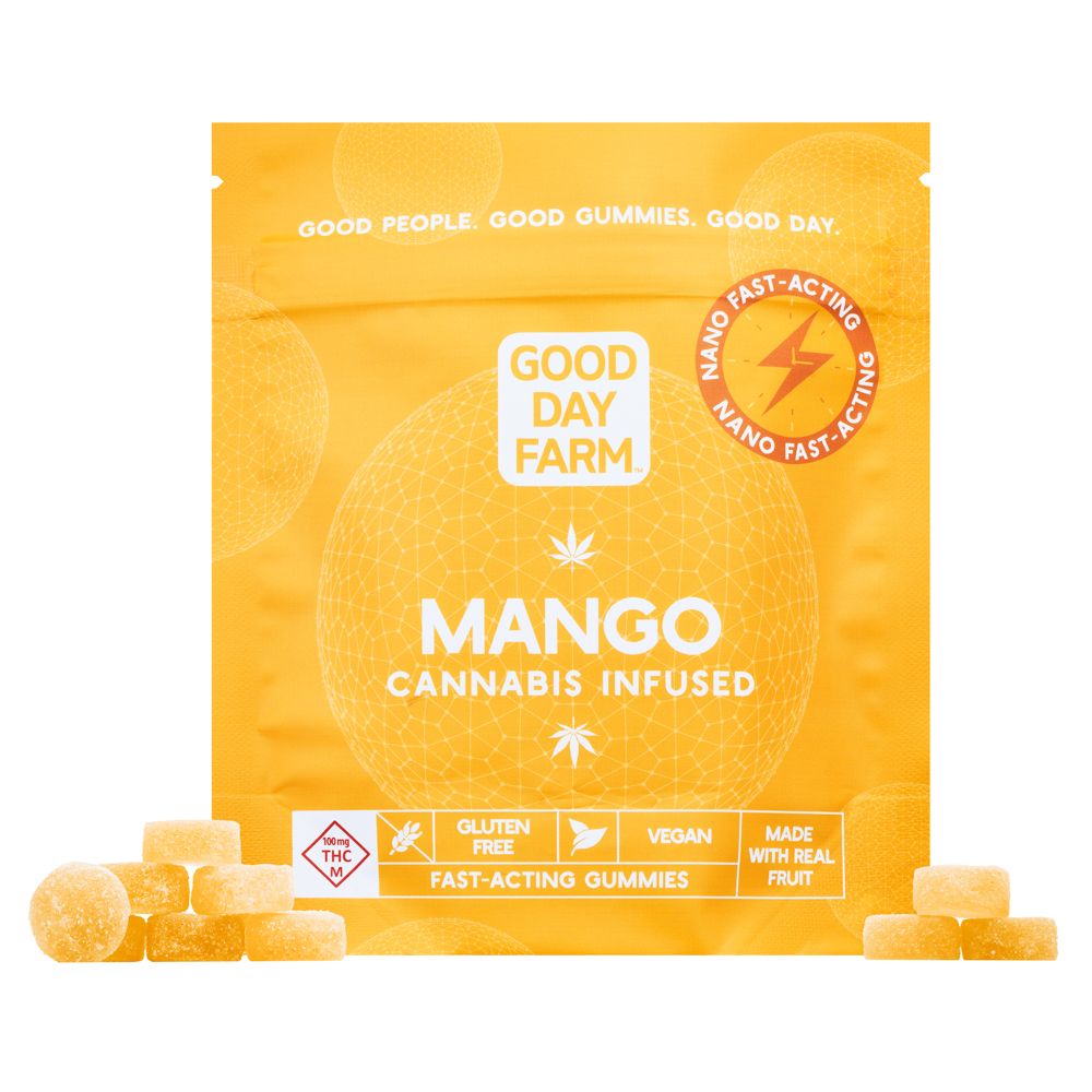 Photograph of product: Good Day Farm | Nano Gummies | Mango 100mg