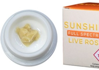 Photograph of product: Sunshine Extracts | 1g FS Rosin | Pink Zugar (H)