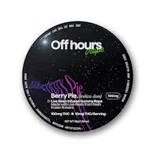 Photograph of product: Off Hours | Live Resin Rope | Berry Pie- Blueberry Pie | 100mg