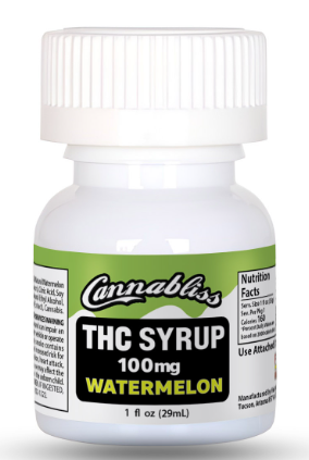 Photograph of product: CB: Watermelon Syrup Ind 100mg