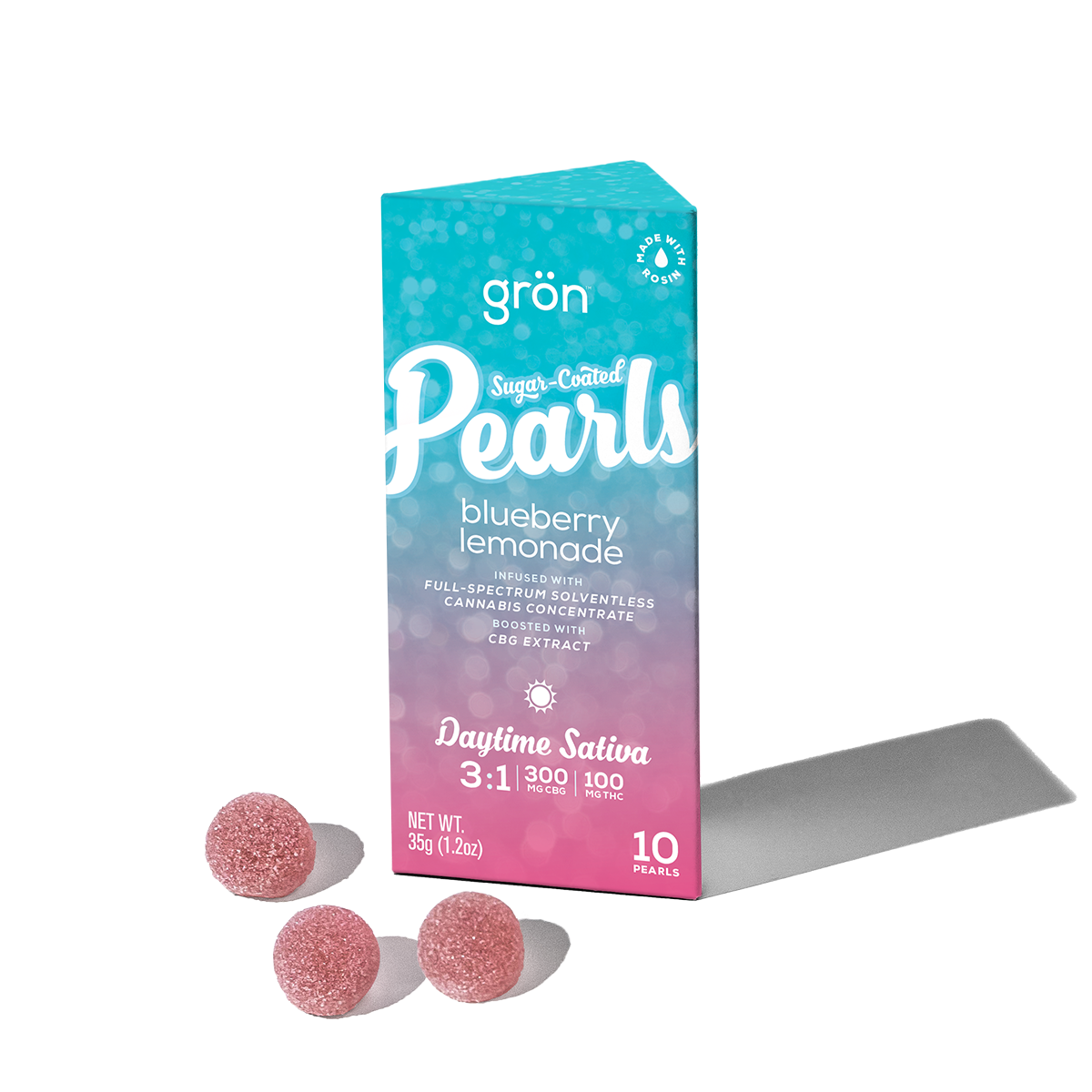 Photograph of Product: 3:1 Blueberry Lemonade Pearls | 100mg