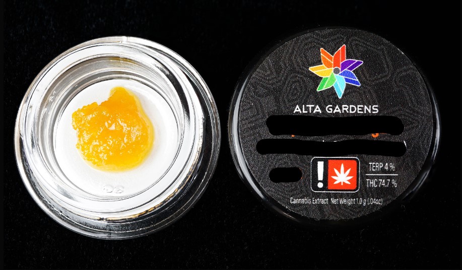 Photograph of product: Alta Gardens - 1g Cured Resin - Biscotti Mintz